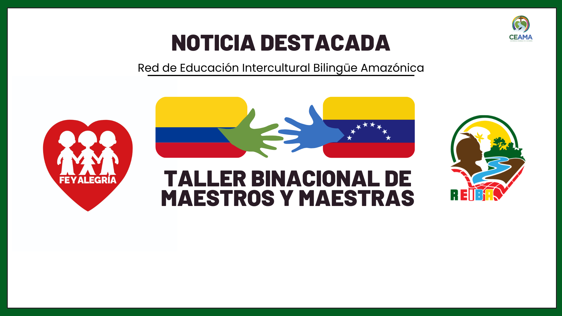 TALLER BINANCIONAL DE MAESTROS Y MAESTROS