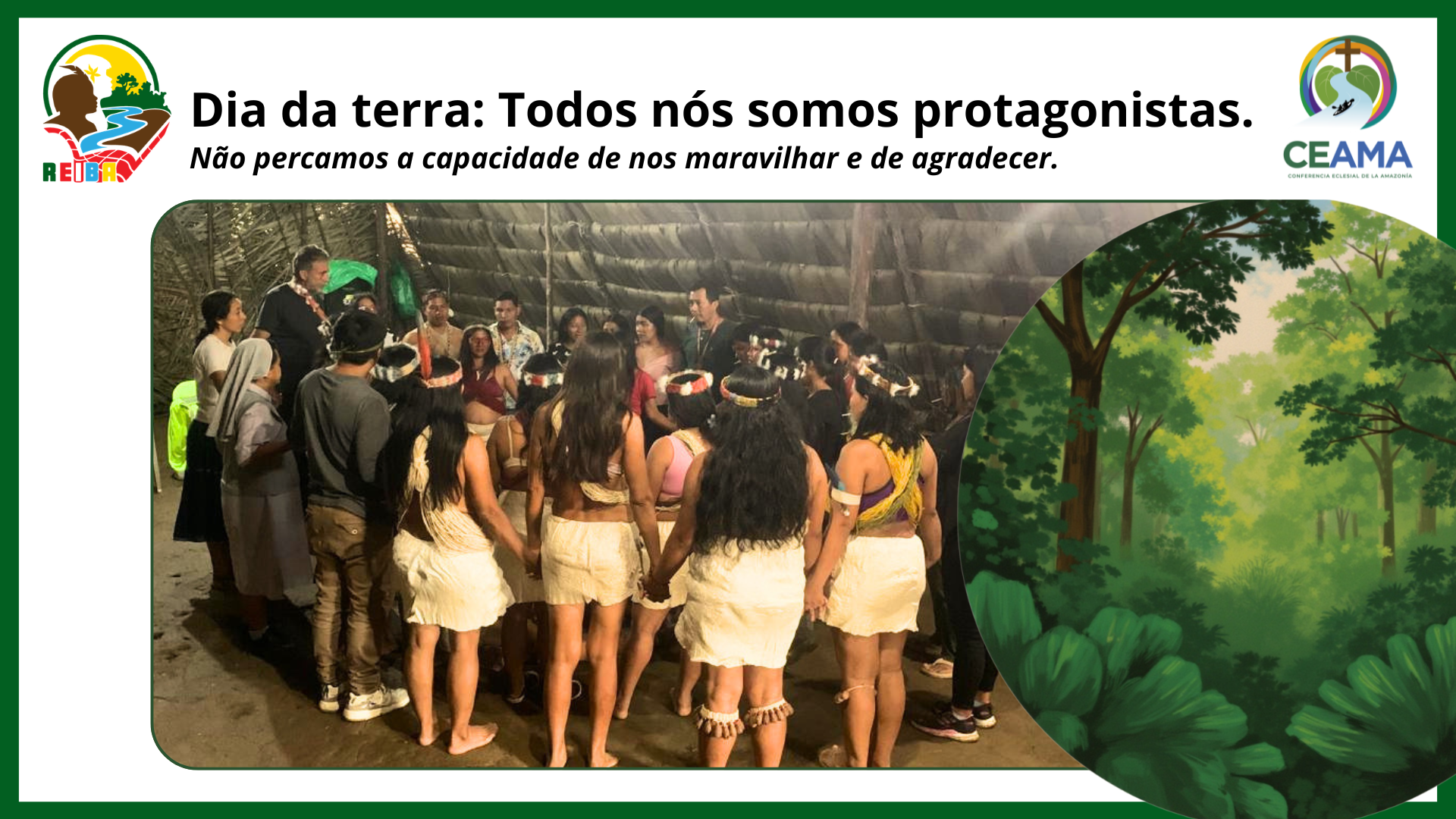 DIA DA TERRA: TODOS NÓS TEMOS UM PAPEL FUNDAMENTAL NA PRESERVAÇÃO DA CRIAÇÃO.