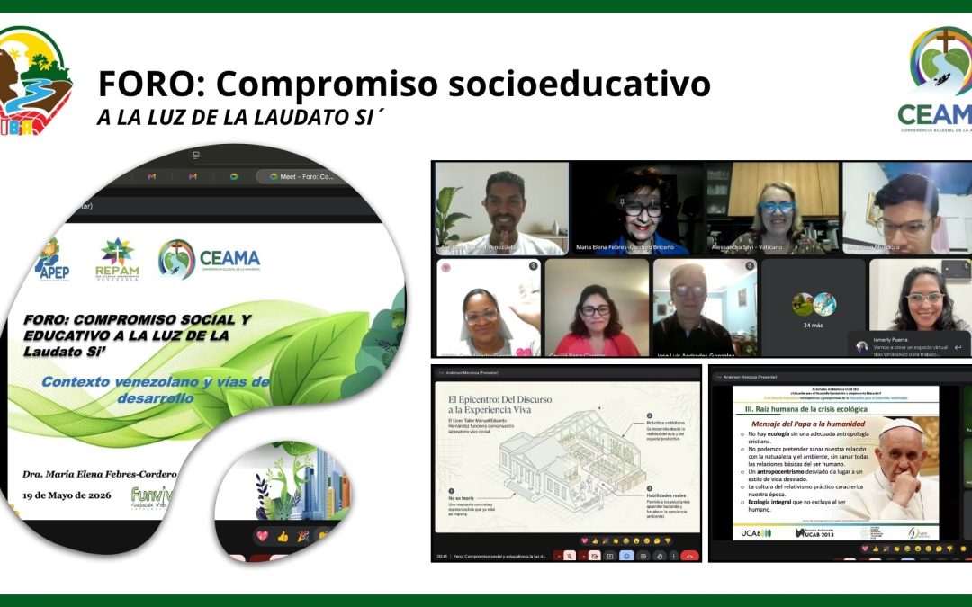 FORO: Compromiso socioeducativo a la luz de la Laudato Si